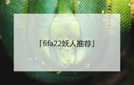 fifa22妖人推荐