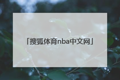 「搜狐体育nba中文网」nba搜狐体育直播间